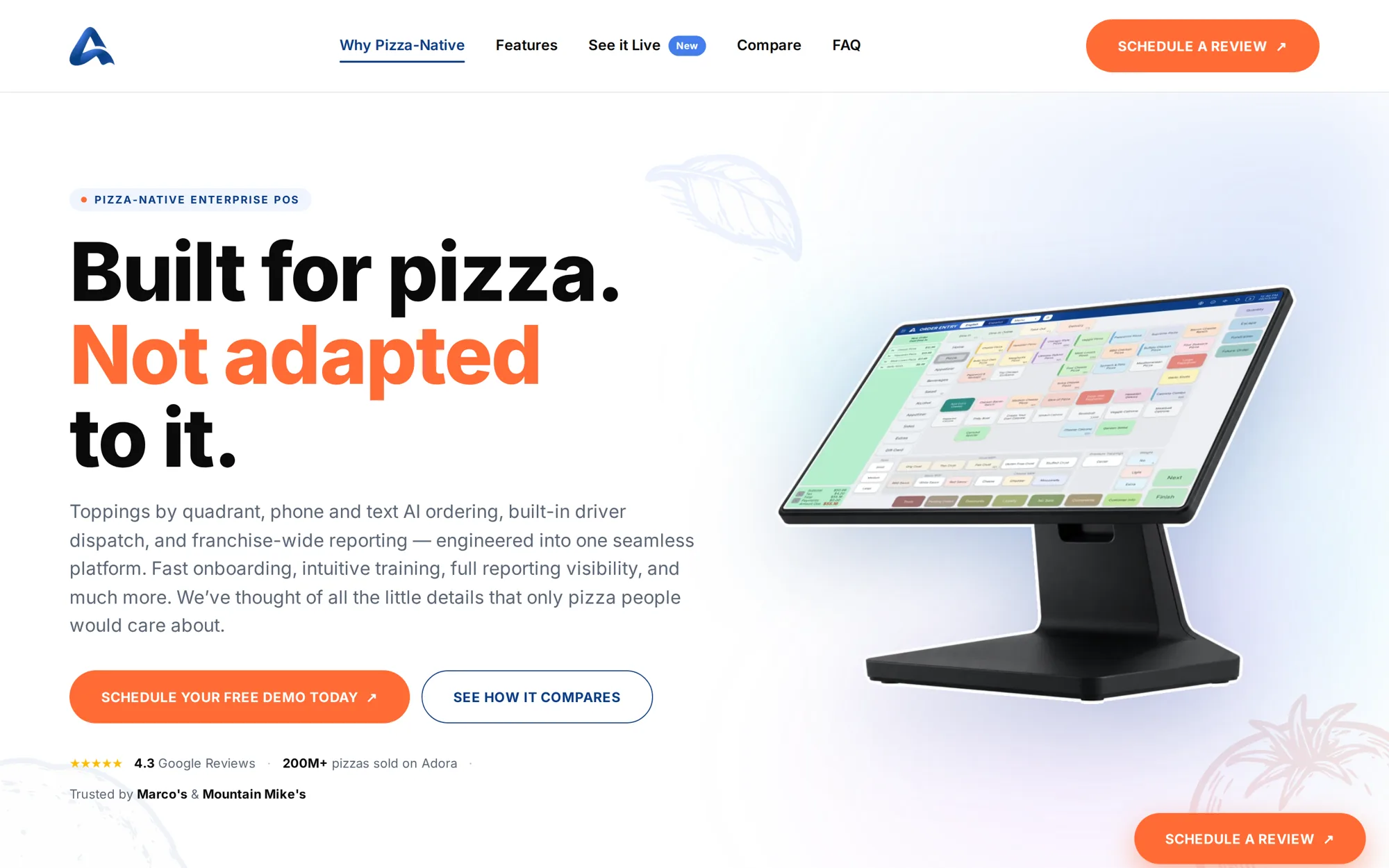 A paid-search landing page built by Cultre