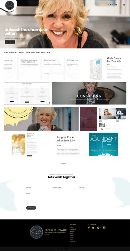 Dr. Cindy Stewart website